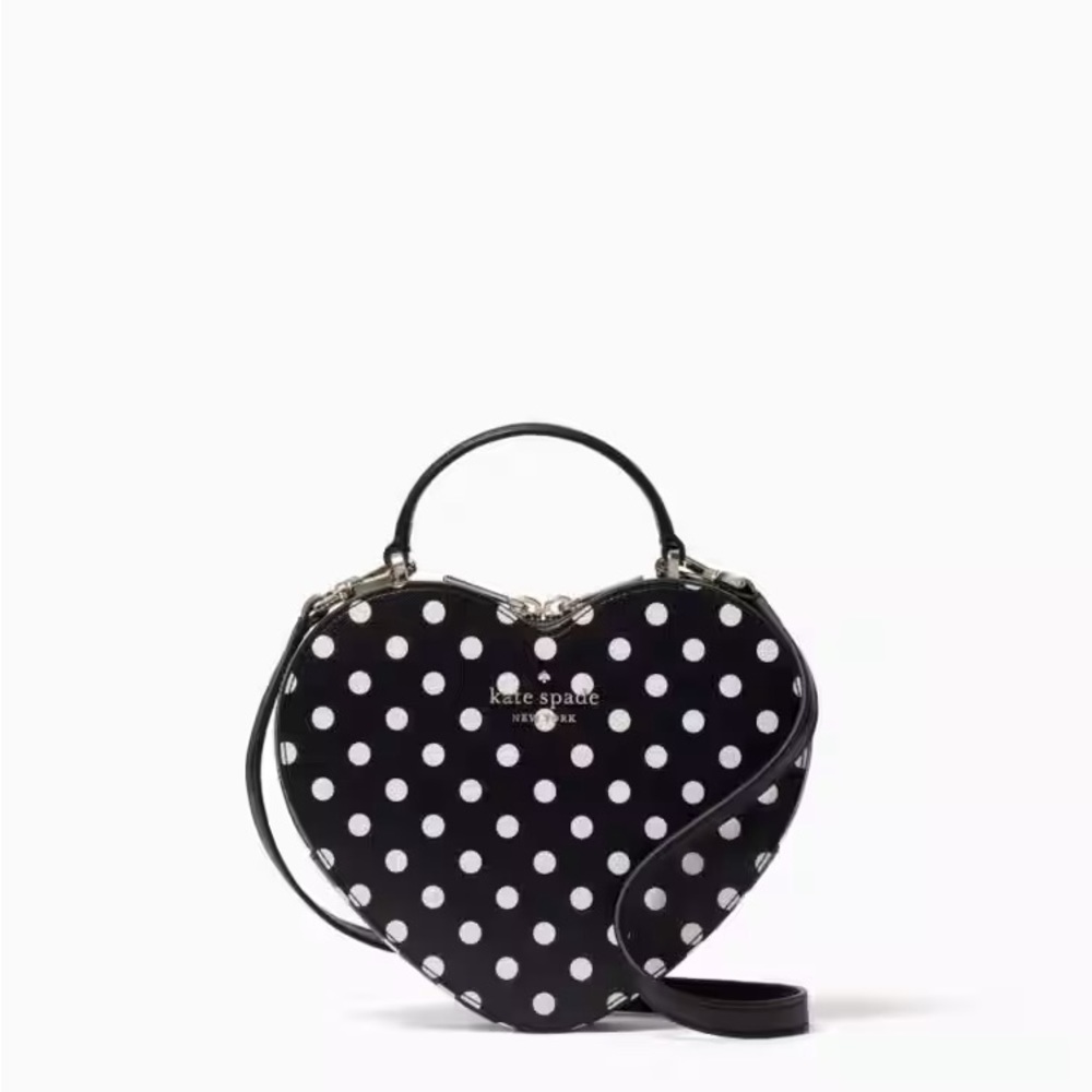 NWOT Kate Spade Heart Crossbody Clutch
